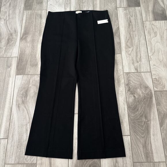 Anthropologie Maeve The Margot Kick Flare Pants Size XL Tall 30” In Black NWT - Picture 3 of 10